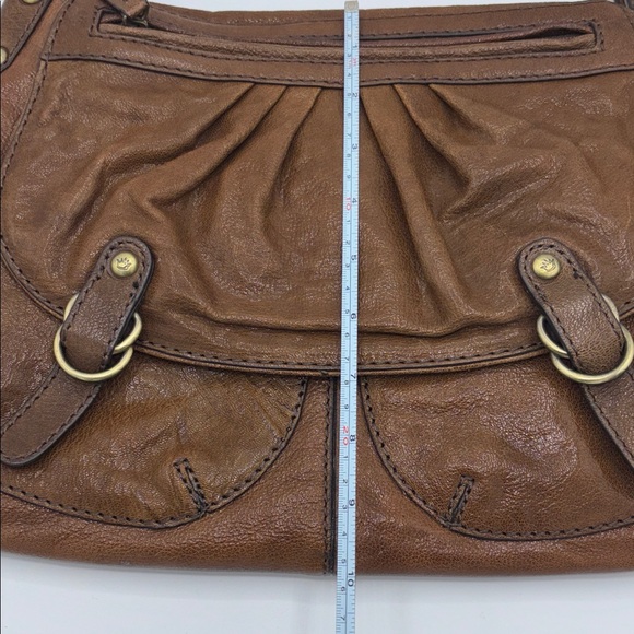 Like New Gianni Bini Tan Leather Shoulder Bag